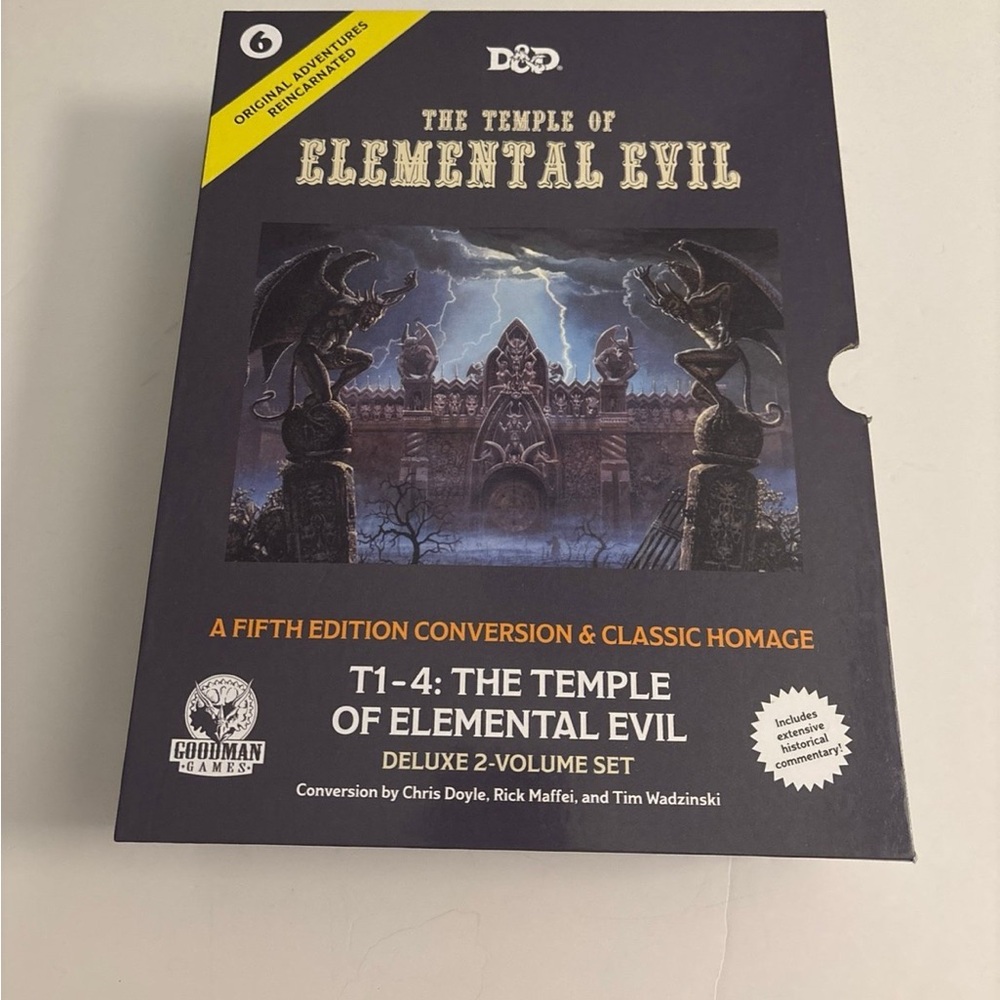 Dungeons & Dragons The Temple of Elemental Evil box set EUC